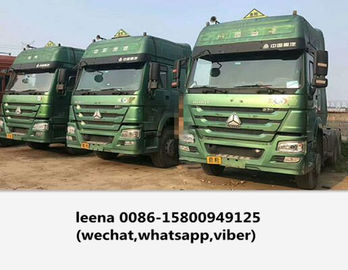 China De gebruikte Howo-Diesel Aanhangwagen Hoofdvrachtwagen 375/10 Speculant Tractorhoofd maakte in 2015 verdeler