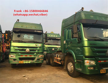 China 375 PK-Hoofd van de Paard het Macht Gebruikte Tractor, Sinotruk-Tractorhoofd Geen Olielek leverancier
