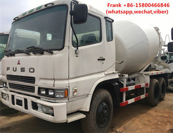 China Gebruikte Kleine Ladings Concrete Vrachtwagens, Mitsubishi-de Krachtige Motor van de Mixervrachtwagen leverancier