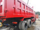 25 30 40 de Ton Gebruikte Howo-Diesel van de de Motorcapaciteit van de Stortplaatsvrachtwagen meer dan 8L leverancier