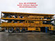 China 40 Ton de Nuttige lading Gebruikte van de het Bladlente van Vrachtwagenaanhangwagens Mechanische Opschortings exporteur