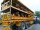 40 Ton de Nuttige lading Gebruikte van de het Bladlente van Vrachtwagenaanhangwagens Mechanische Opschortings leverancier