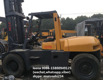 Van diesel die de Vorkheftrucks Fd100z8 5.5m Tweede Handtcm Het Opheffen Hoogte in Japan wordt gemaakt leverancier
